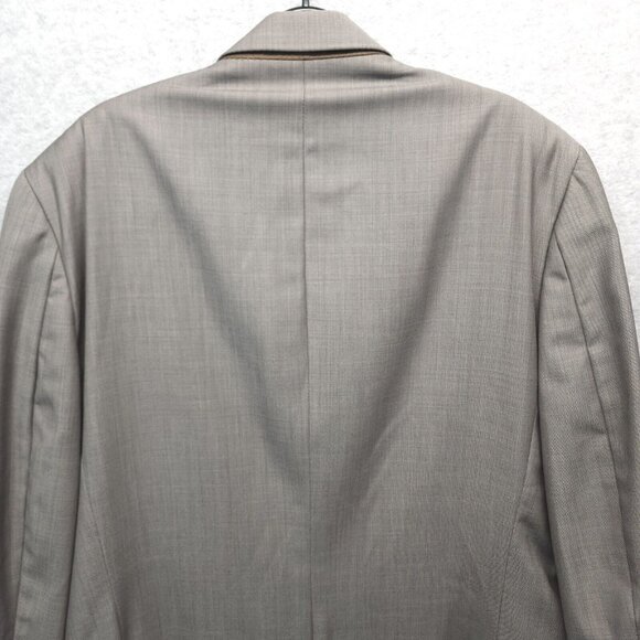 Ralph Lauren Wool Blazer Mens 43L Sport Coat Suit‎ Jacket Grey Single Breasted - Picture 8 of 15